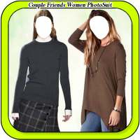 Couple Friends Women PhotoSuit on 9Apps