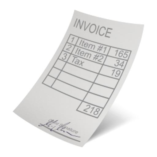 Editable Invoice Droid icon