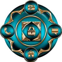 Free Abstract Turquoise Go Locker theme