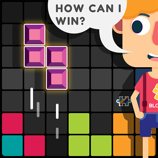 Block puzzle logic icon