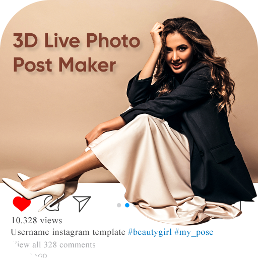 3D Live Photo Post Maker - Social Post icon