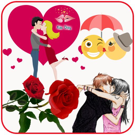 Kiss Me Love Stickers &amp; emoji icon