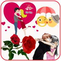 Kiss Me Love Stickers & emoji