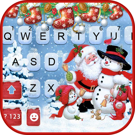 Fundo do Teclado Christmas Santa icon