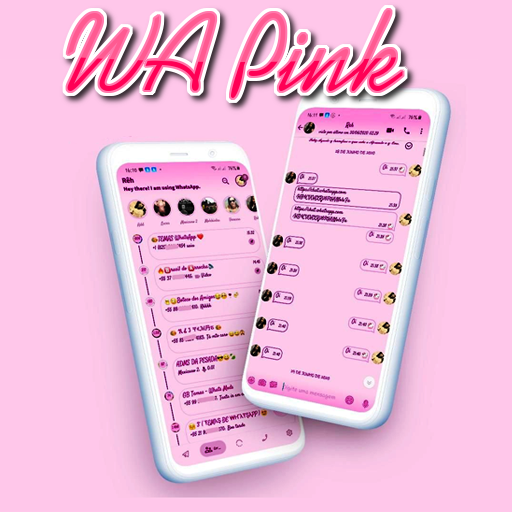 WA Mod Aero - Tema Pink Transparan icon