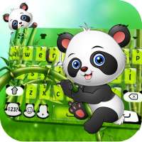 Cute Panda keboard theme on 9Apps