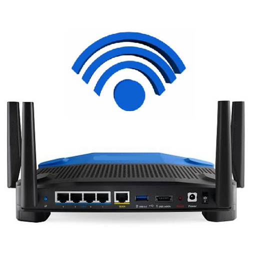 192.168.1.1 linksys wifi router setup guide icon