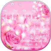 Teclado rosa rosas on 9Apps