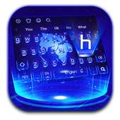 Hologram Blue keyboard on 9Apps