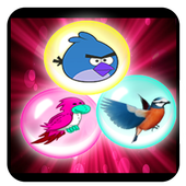 Birds bubble match 3 mania icon