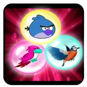 Birds bubble match 3 mania