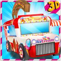 Ice cream van 3d