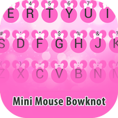 Mini Mouse Bowknot Theme&amp;Emoji Keyboard icon