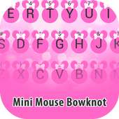 Mini Mouse Bowknot Theme&Emoji Keyboard