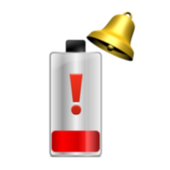 Low Battery Alert Alarm icon
