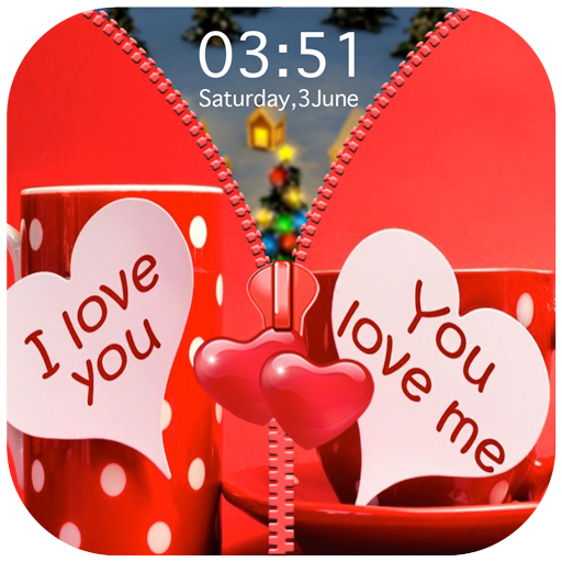 Love Zipper Lock Screen icon