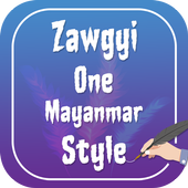 Zawgyi One Mayanmar Fonts Style icon