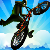 Monster BMX Stickman icon