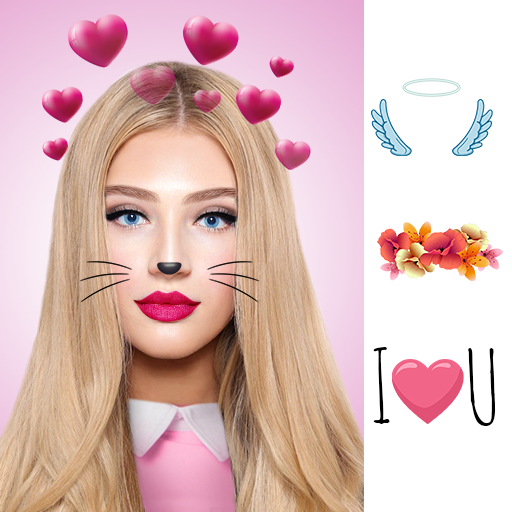 Heart: girls photo editor icon