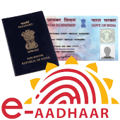 e-Aadhaar,Passport, PAN Card icon