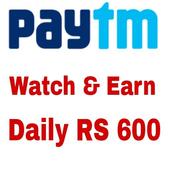 Watch and Earn Money Online(earn daily upto 600) icon