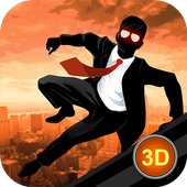 Vector Parkour Roof Jumper icon