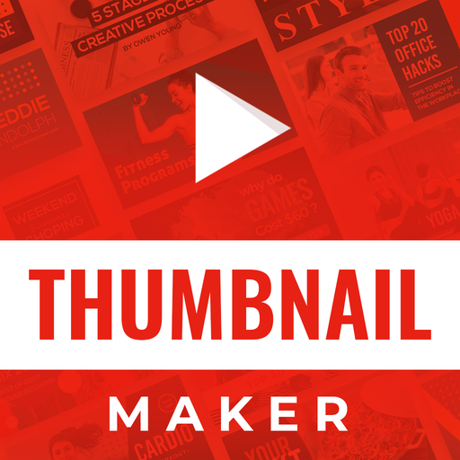 Thumbnail Maker : Channel art icon