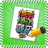 How To Draw :Graffiti icon