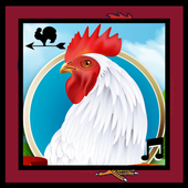 Rooster sounds ringtones, ringtones rooster alarm icon