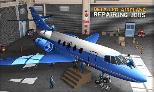 Air plane Mechanic Workshop Garage Simulator 2018 screenshot 3