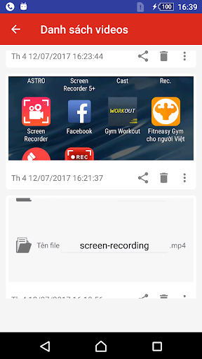 Quay video màn hình screenshot 4