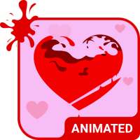 Love Flood Animated Keyboard   on 9Apps