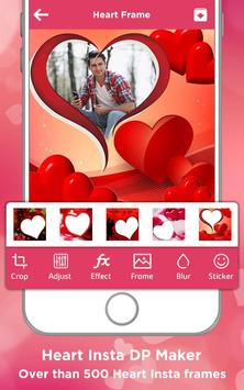 Love Heart Insta Dp Maker скриншот 3