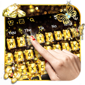Gold Diamond Keyboard icon
