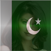 Pakistan Flag Face Photo Maker أيقونة