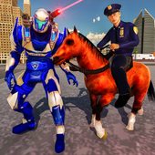 Russian Police Horse Robot Cop - Crime City Wars icon