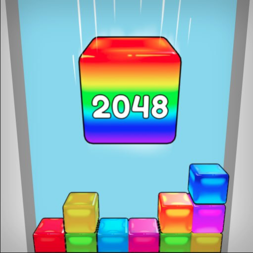 Jelly Cubes 2048: Puzzle Game icon