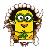 Banana minion run icon