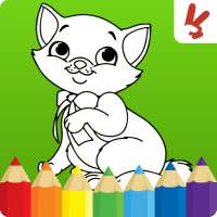 Libro Colorare Bambini Animali