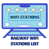 INDAIN RAILWAY WIFI STATIONS LIST APP icon