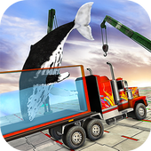 Impossible Whale Transport Truck Driving Tracks icon