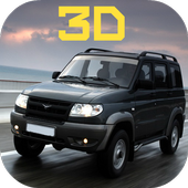 UAZ УАЗ вне дорожные гонки 3D icon