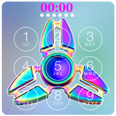 Fidget Spinner Wallpaper lock screen أيقونة