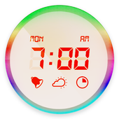 set alarm, clock 2018 icon