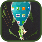 Arrow Lock Screen Zipper icon
