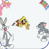 Bob Bunny Tom Jerry Jump Search Pink icon