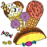 Ice Cream Paint by Numbers - Food Coloring Pages on 9Apps