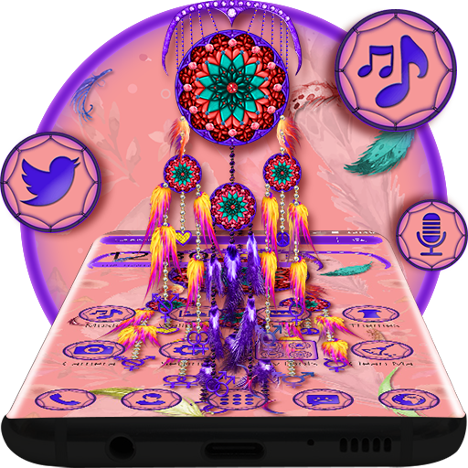 Pink Pastel Dreamcatcher Theme иконка