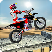 صعب دراجة هوائية المسارات 3D أيقونة