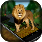Lion in Phone Funny Prank icon
